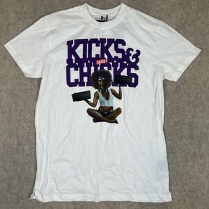Akoo Clothing Kicks And Chicks Men's T-Shirt  Large NWT